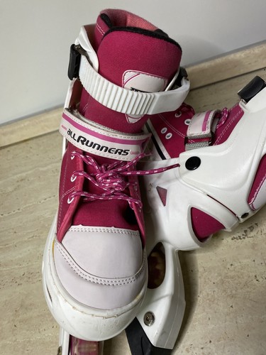 Pattini rotelle inline rosa - a,